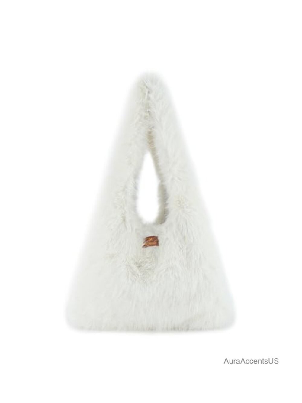 Faux Fur Fluffy Purse Large Capacity Soft Fuzzy Tote Shoulder Bag